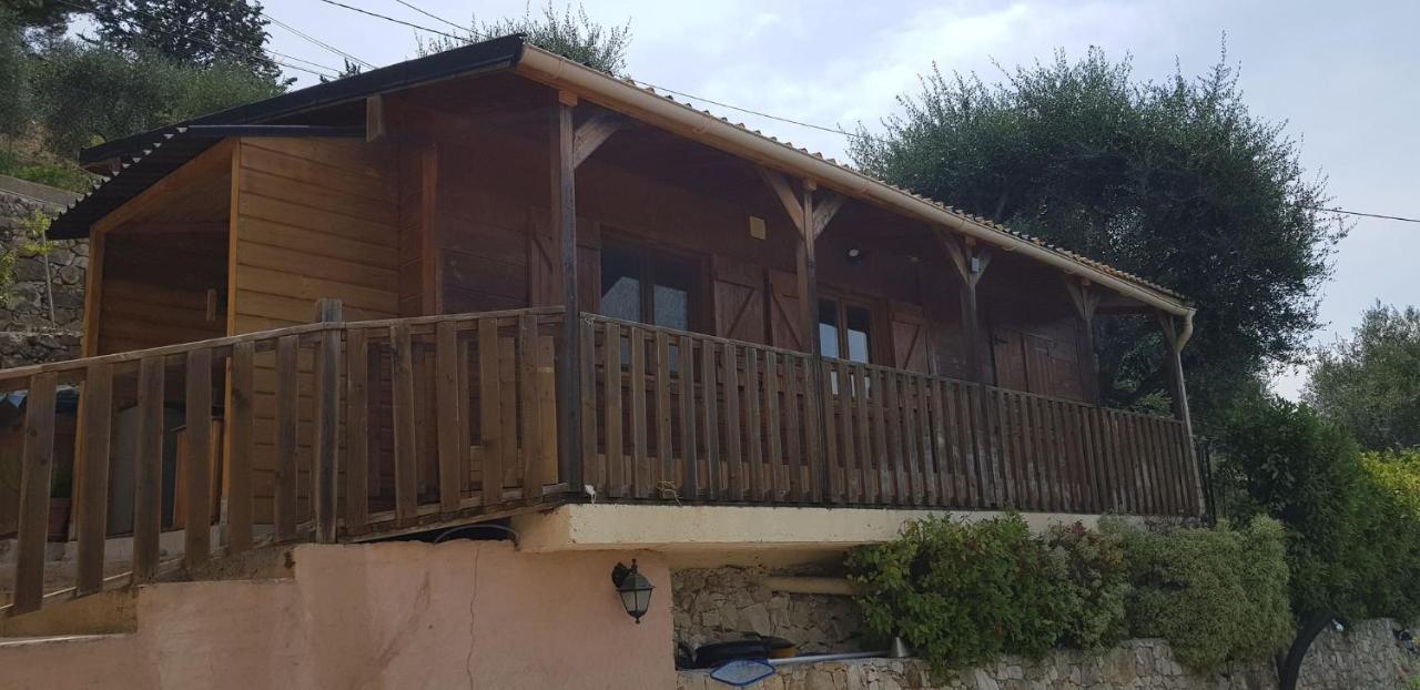 Le Chalet De La Pierreraie Cote D'Azur Piscine Terrasse Et Vue Mer Drap Exterior photo